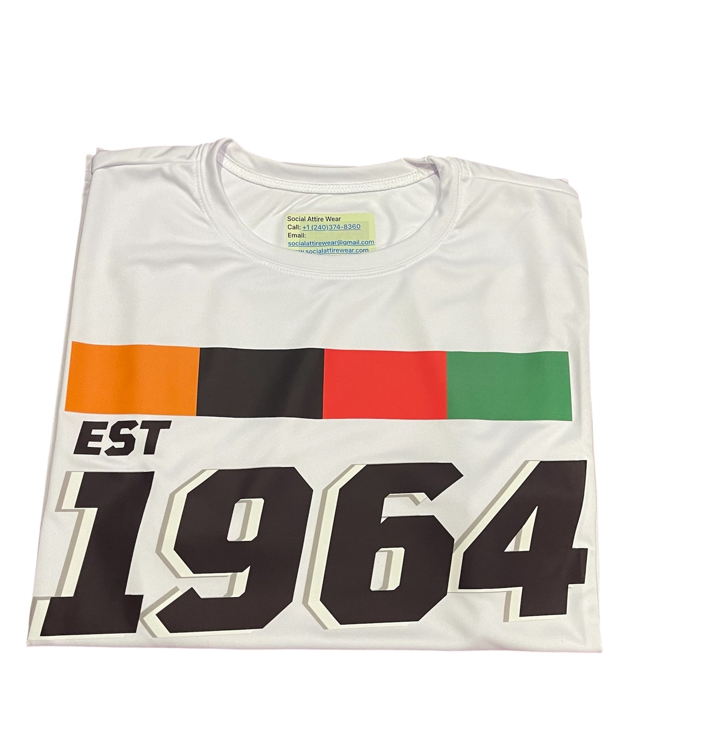 Short sleeve white 1964bT-Shirt